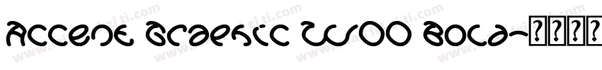 Accent Graphic W00 Bold字体转换